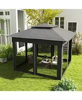 Streamdale Furniture 11' Pop Up Canopy with Removable Netting and Carry Bag