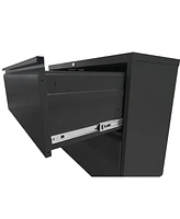 Streamdale Furniture 2-Drawer Lateral File Cabinet with Lock