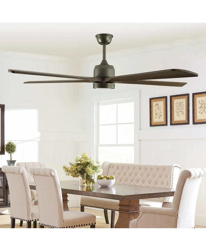 Streamdale Furniture Modern Wood Ceiling Fan with Light and Remote (60")