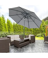 Streamdale Furniture 9FT 3-Tier Patio Market Umbrella with Tilt