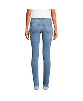 Lands' End Women's Recover Denim Mid Rise Slim Leg Jeans