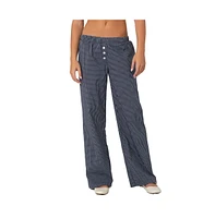 Edikted Women's Ellery Checkered Pants