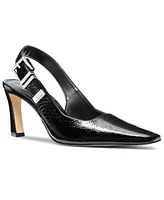 Michael Kors Women's Darrington Leather Slingback Pumps