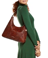 Brahmin Tabitha Kairos Embossed Leather Shoulder Bag