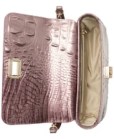 Brahmin Rosa Melbourne Embossed Leather Crossbody Bag