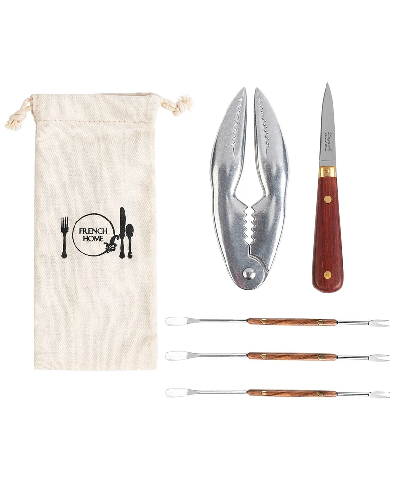 French Home Essential Seafood 6 Piece Utensil Set