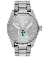 Lacoste Men's Monceau Silver Stainless Steel Bracelet Watch 41mm