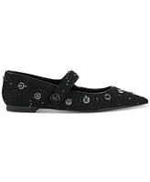 Karl Lagerfeld Paris Women's Vicci Embellished Mary Jane Flats