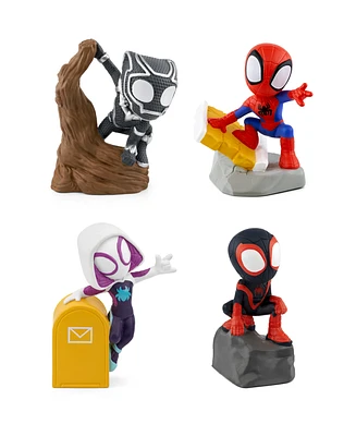 Tonies Marvel Set with Spidey, Spin, Ghost Spider, and Black Panther Audio Play Figurines