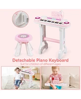 Sugift 37-key Kids Electronic Piano Keyboard Playset