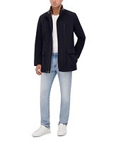 Cole Haan Men's Wool Plush Car Coat