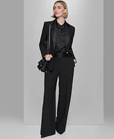 Karl Lagerfeld Paris Women's One-Button Tuxedo Jacket