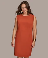 Donna Karan New York Plus Sleeveless Sheath Dress