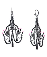 Betsey Johnson Faux Stone Chandelier Drop Earrings