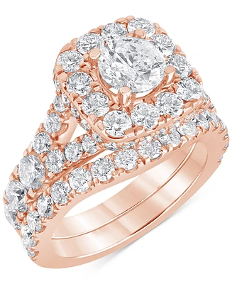 Diamond Bridal Set (4 ct. t.w.) 14k White, Yellow or Rose Gold