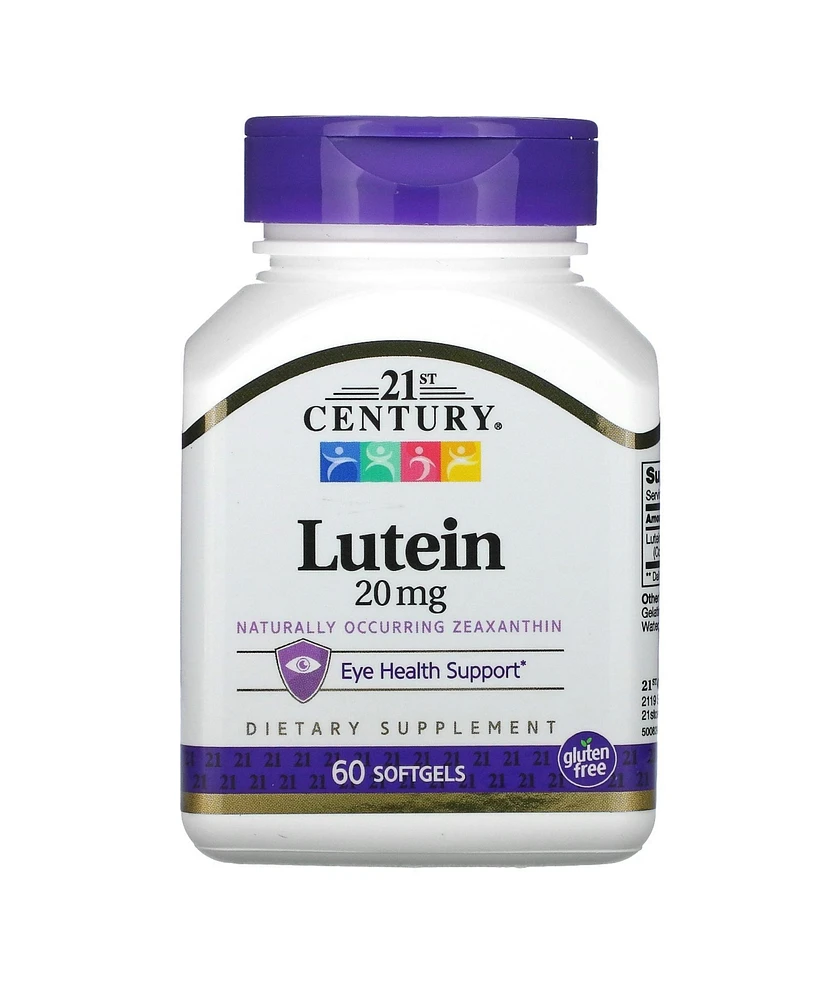 21st Century Lutein 20 mg