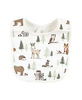 Hudson Baby Unisex Baby Cotton Bibs, One Size