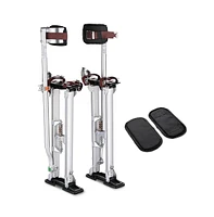 Yescom Drywall Stilts w/ 1 Pair Stilt Pad Replacement 24"-40" Aluminum Tool Painting