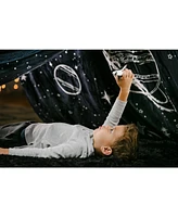 Chanasya Premium Solar System Galaxy Star Space Print Gift Throw Blanket