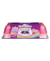 Hatchimals Alive Rainbow Splash Egg Carton Toy Figures