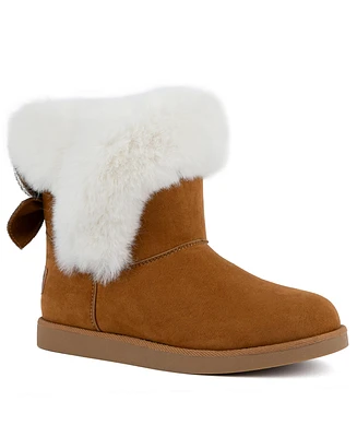 Juicy Couture Women's Krazey Kute Embellished Cold Weather Cozy Pull-On Boots