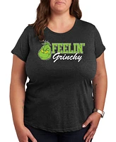 Hybrid Apparel Plus Grinch Grinchy Graphic T-shirt