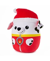 Paw Patrol Winter Holiday Marshall Squish Plush