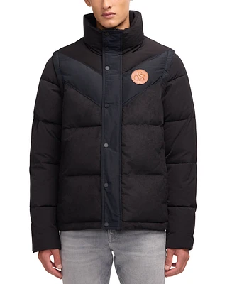 Scotch & Soda Men's Nelleke Convertible Puffer Jacket