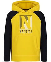 Nautica Toddler and Little Boys Texture N Split Pullover Hoodie