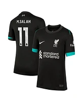 Nike Big Boys and Girls Mohamed Salah Forest Green Liverpool 2024/25 Away Replica Jersey