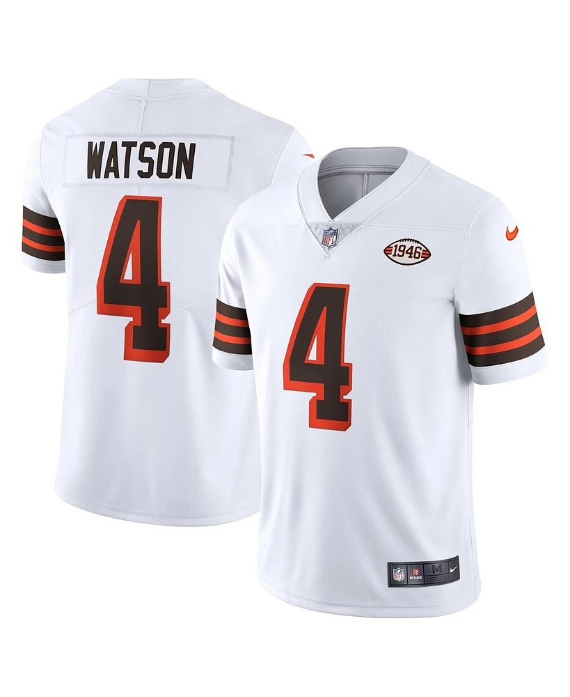 Nike Men's Deshaun Watson White Cleveland Browns 2021 Alternate Vapor Limited Jersey