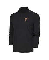 Antigua Men's Charcoal Venezuela Baseball 2023 World Classic Tribute Quarter-Zip Pullover Top