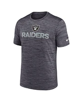 Nike Men's Black Las Vegas Raiders Blitz Velocity Modern Performance T-Shirt