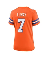 Nike Men's and Women's John Elway Orange Denver Broncos Mile High Collection 1977 Throwback Player Game Jersey