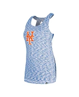 New Era Women's Royal York Mets Space Dye Keyhole Back Tank Top