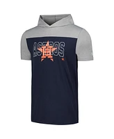 New Era Men's Navy Houston Astros Active Brushed Hoodie T-Shirt