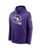 Nike Men's Purple Minnesota Vikings Rewind Club Logo Pullover Hoodie