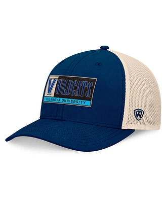 Top of the World Men's Navy/Natural Villanova Wildcats Bennett Trucker Adjustable Hat