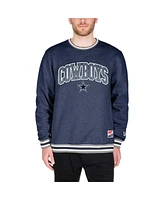 New Era Men's Navy Dallas Cowboys Big Tall Pullover Sweatshirt