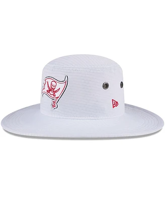 New Era Men's White Tampa Bay Buccaneers 2024 Nfl Training Camp Panama Bucket Hat