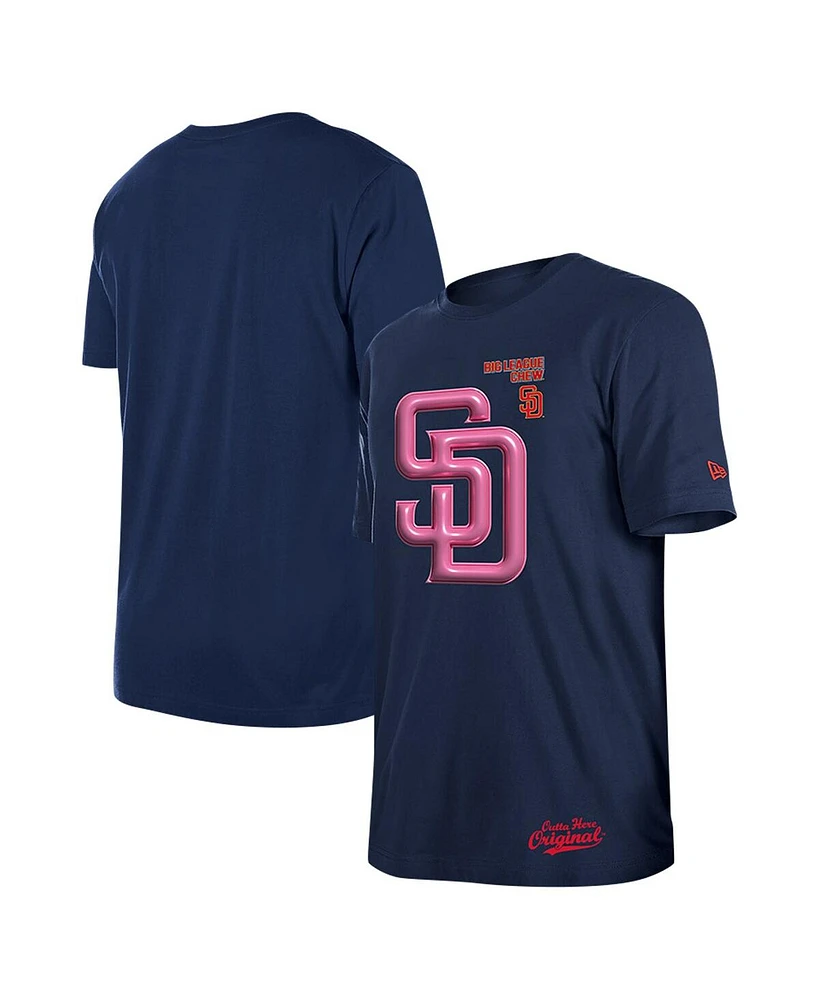 New Era Men's Navy San Diego Padres Big League Chew T-Shirt