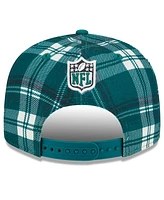 New Era Men's Green New York Jets 2024 Sideline Statement 9FIFTY Snapback Hat