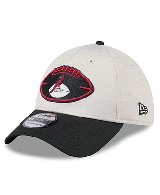 New Era Men's Stone/Black Arizona Cardinals 2024 Sideline Historic 39THIRTY Flex Hat