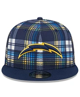 New Era Men's Navy Los Angeles Chargers 2024 Sideline Statement 9FIFTY Snapback Hat