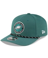 New Era Men's Midnight Green Philadelphia Eagles 2024 Sideline 9SEVENTY Stretch-Snap Hat