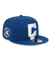 New Era Men's Royal Indianapolis Colts 2024 Sideline 59FIFTY Fitted Hat