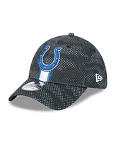 New Era Men's Black Indianapolis Colts 2024 Sideline 39THIRTY Flex Hat