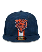 New Era Men's Navy Chicago Bears 2024 Sideline 59FIFTY Fitted Hat