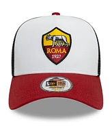 New Era Men's White As Roma A-Frame Trucker 9FORTY Adjustable Hat