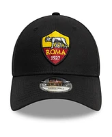 New Era Men's Black As Roma Core 9FORTY Adjustable Hat